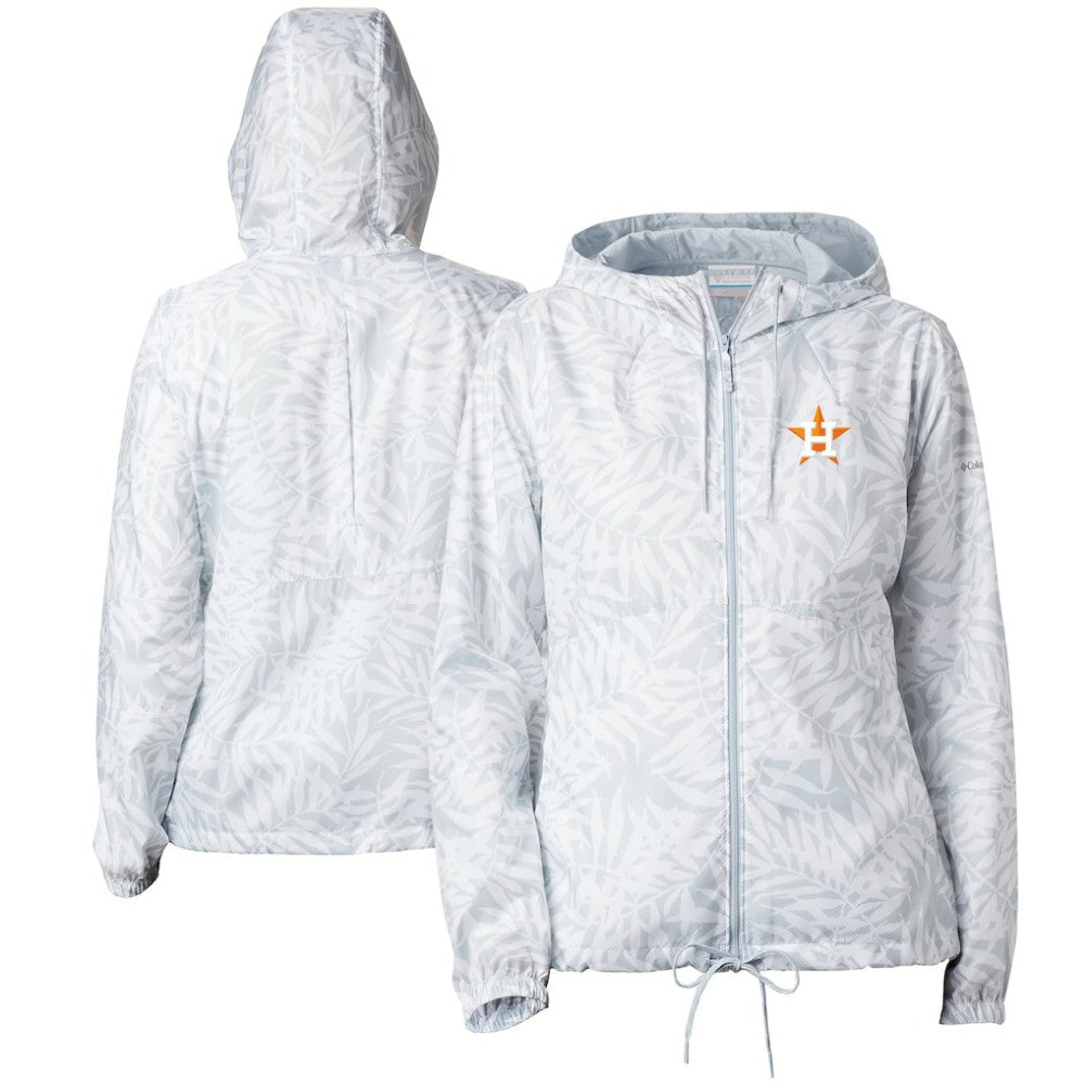 Houston Astros Columbia Women's Flash Forward Full-Zip Windbreaker Jacket for sale