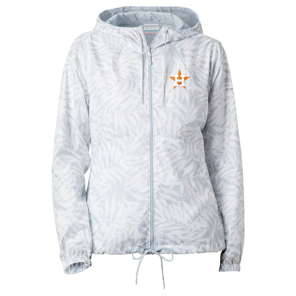 Houston Astros Columbia Women's Flash Forward Full-Zip Windbreaker Jacket for sale
