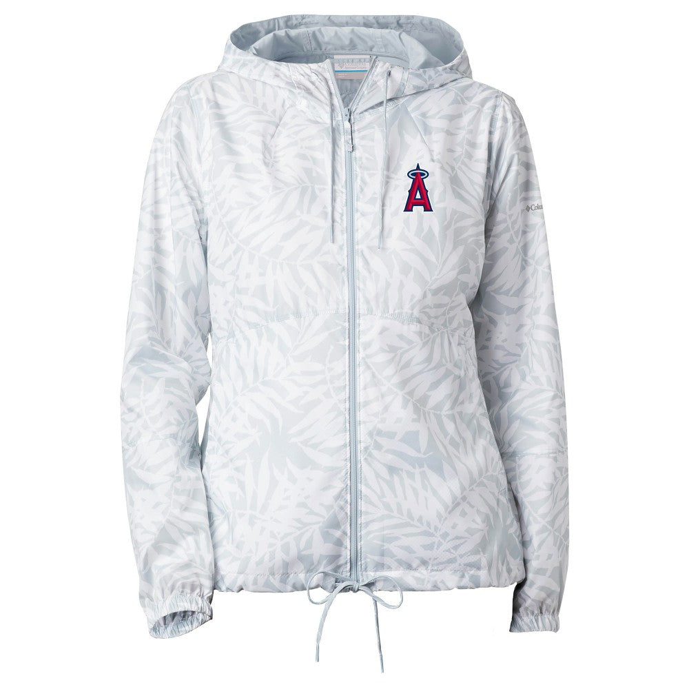 Los Angeles Angels Columbia Women's Flash Forward Full-Zip Windbreaker Jacket discount