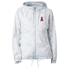 Los Angeles Angels Columbia Women's Flash Forward Full-Zip Windbreaker Jacket discount