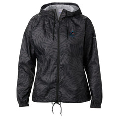 Miami Marlins Columbia Women's Flash Forward Full-Zip Windbreaker Jacket Clearance
