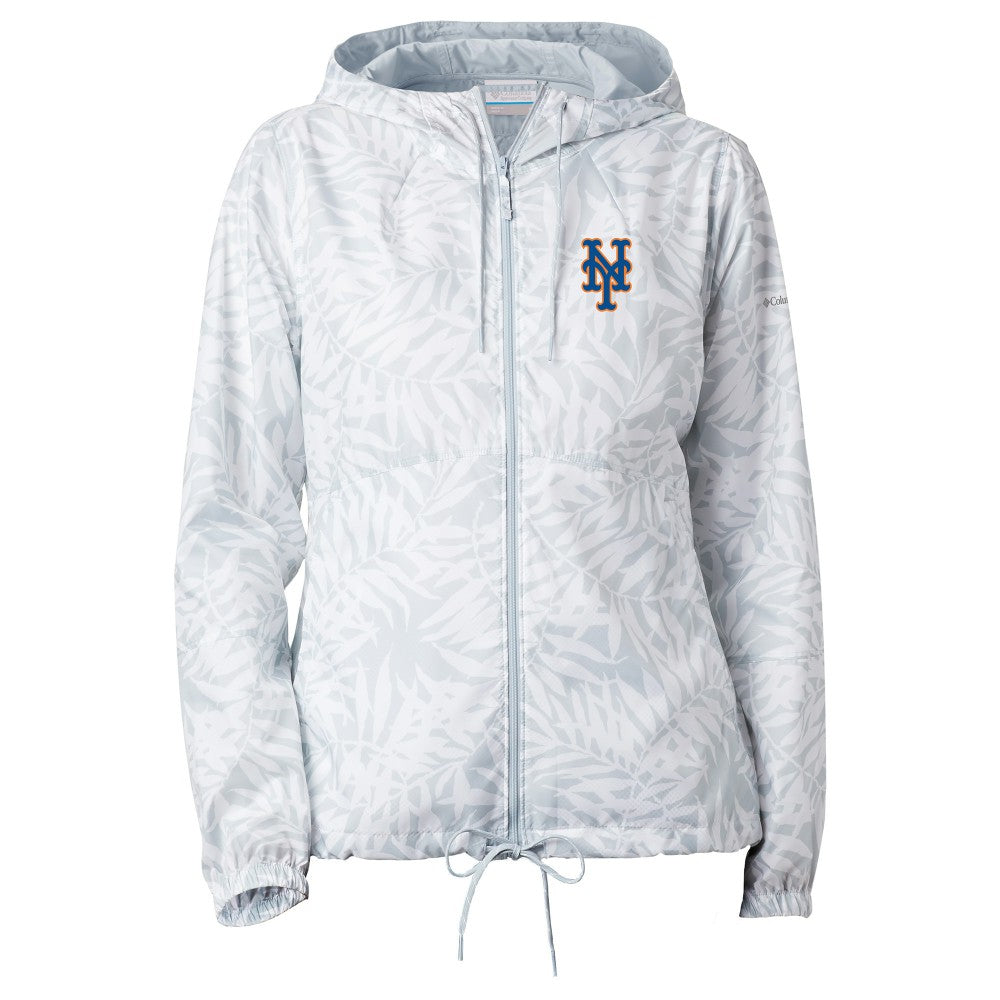 New York Mets Columbia Women's Flash Forward Full-Zip Windbreaker Jacket On Sale