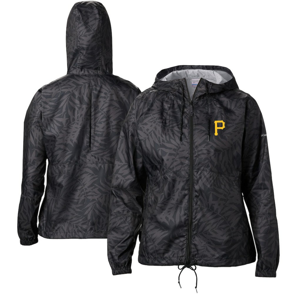 Pittsburgh Pirates Columbia Women's Team Flash Forward Full-Zip Windbreaker Jacket Lifestyle