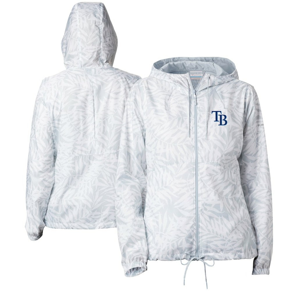 Tampa Bay Rays Columbia Women's Flash Forward Full-Zip Windbreaker Jacket Lifestyle