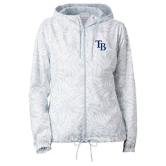 Tampa Bay Rays Columbia Women's Flash Forward Full-Zip Windbreaker Jacket Lifestyle