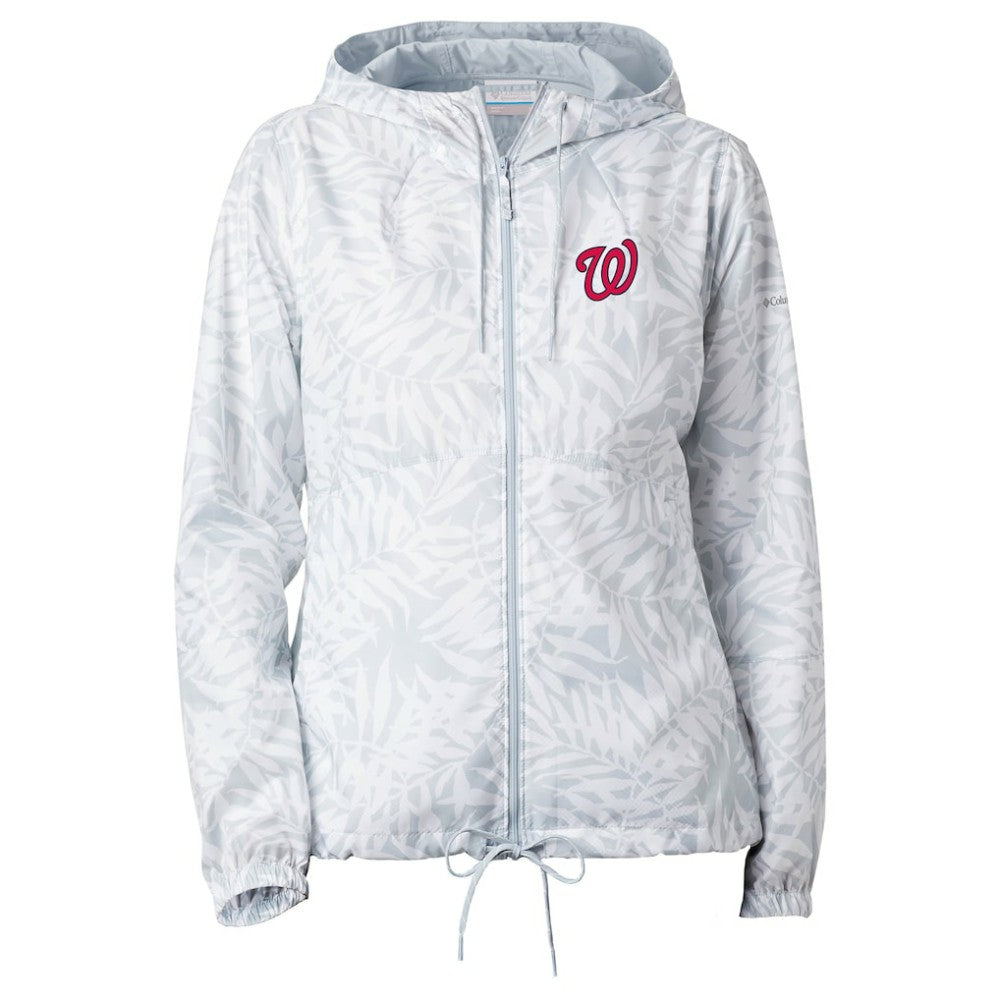Washington Nationals Columbia Women's Flash Forward Full-Zip Windbreaker Jacket discount