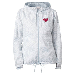 Washington Nationals Columbia Women's Flash Forward Full-Zip Windbreaker Jacket discount