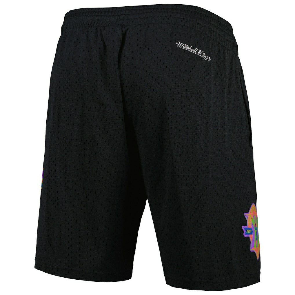 Mitchell & Ness - Chicago Bulls Hardwood Classics Color Bomb Energy Shorts - Black
