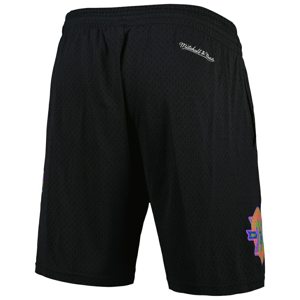 Mitchell & Ness - Chicago Bulls Hardwood Classics Color Bomb Energy Shorts - Black