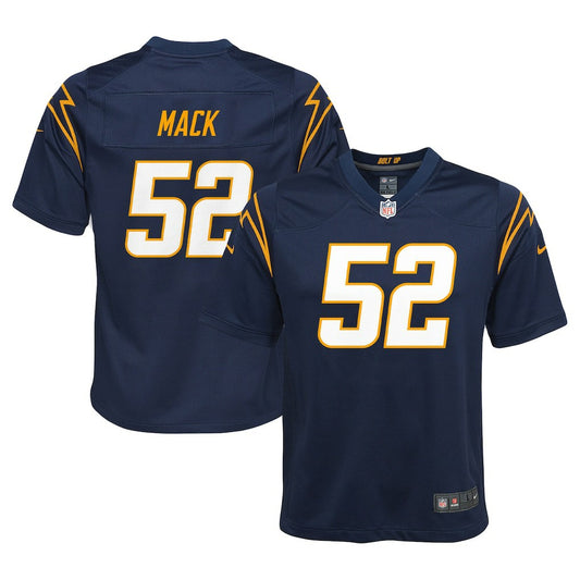 Khalil Mack Los Angeles Chargers Youth Game Jersey - Navy | NFL Jerseys