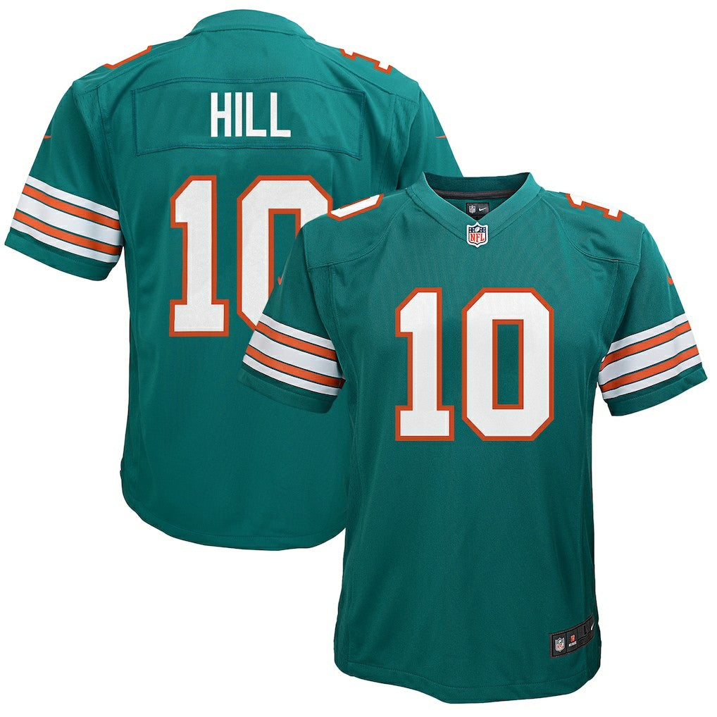 Tyreek Hill Miami Dolphins Youth Game Jersey Aqua - Nike