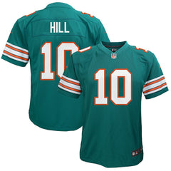 Tyreek Hill Miami Dolphins Youth Game Jersey Aqua - Nike