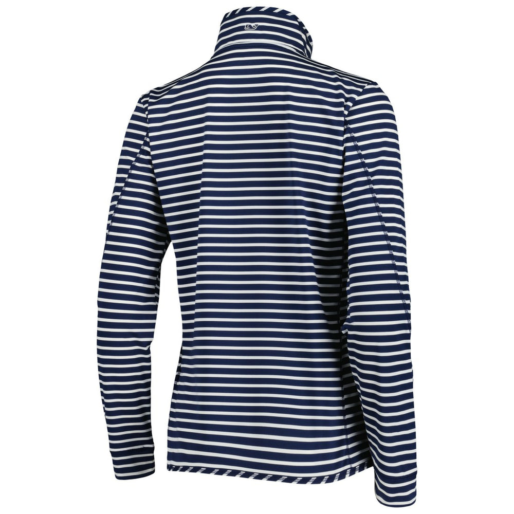 Tennessee Titans Vineyard Vines Women's Sankaty Shep Half-Zip Pullover Top Navy - NFL