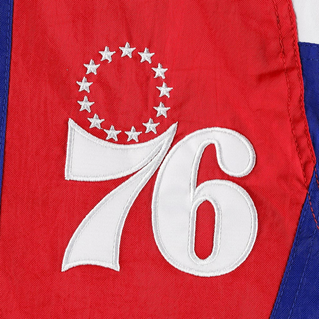 NBA - Philadelphia 76ers Starter Body Check Raglan Hoodie Half-Zip Jacket - Royal