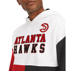 NBA - Atlanta Hawks Tommy Jeans Andrew Split Pullover Hoodie - White/Red