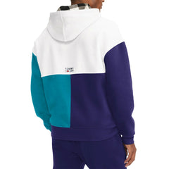 NBA - Charlotte Hornets Tommy Jeans Andrew Split Pullover Hoodie - White/Purple