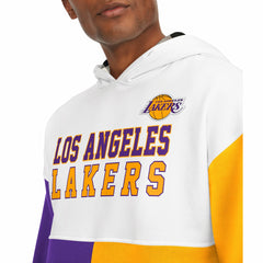 NBA - Los Angeles Lakers Tommy Jeans Andrew Split Pullover Hoodie - White/Purple
