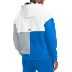 NBA - Dallas Mavericks Tommy Jeans Andrew Split Pullover Hoodie - White/Royal