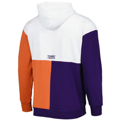 NBA - Phoenix Suns Tommy Jeans Andrew Split Pullover Hoodie - White/Purple