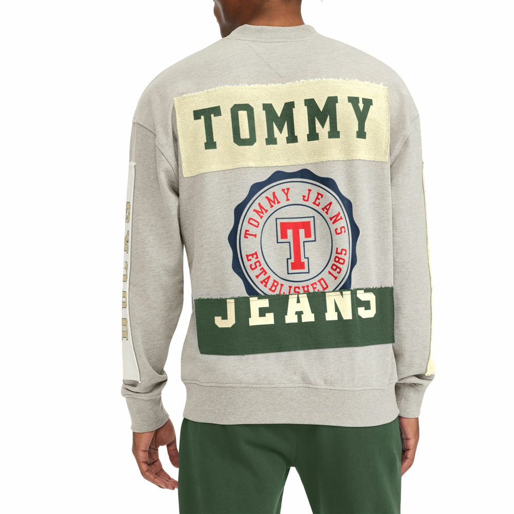 NBA - Milwaukee Bucks Tommy Jeans James Patch Pullover Sweatshirt - Gray