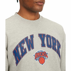 NBA - New York Knicks Tommy Jeans James Patch Pullover Sweatshirt - Gray