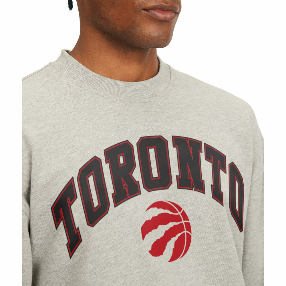 NBA - Toronto Raptors Tommy Jeans James Patch Pullover Sweatshirt - Gray
