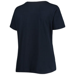 Washington Nationals Women's Plus Size Banner V-Neck T-Shirt discount