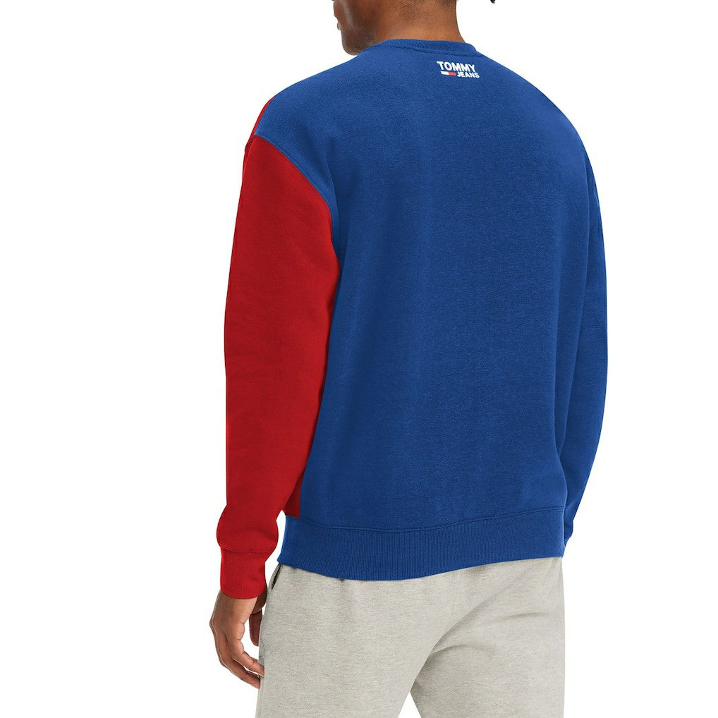 NBA - Philadelphia 76ers Tommy Jeans Keith Split Pullover Sweatshirt - Red/Royal