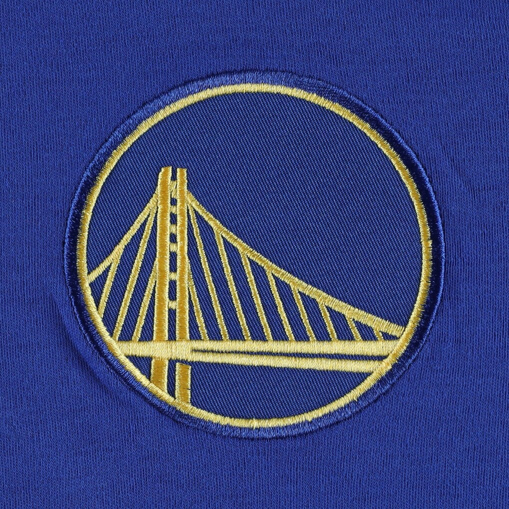 NBA - Golden State Warriors Tommy Jeans Richie Color Block Long Sleeve T-Shirt - Royal