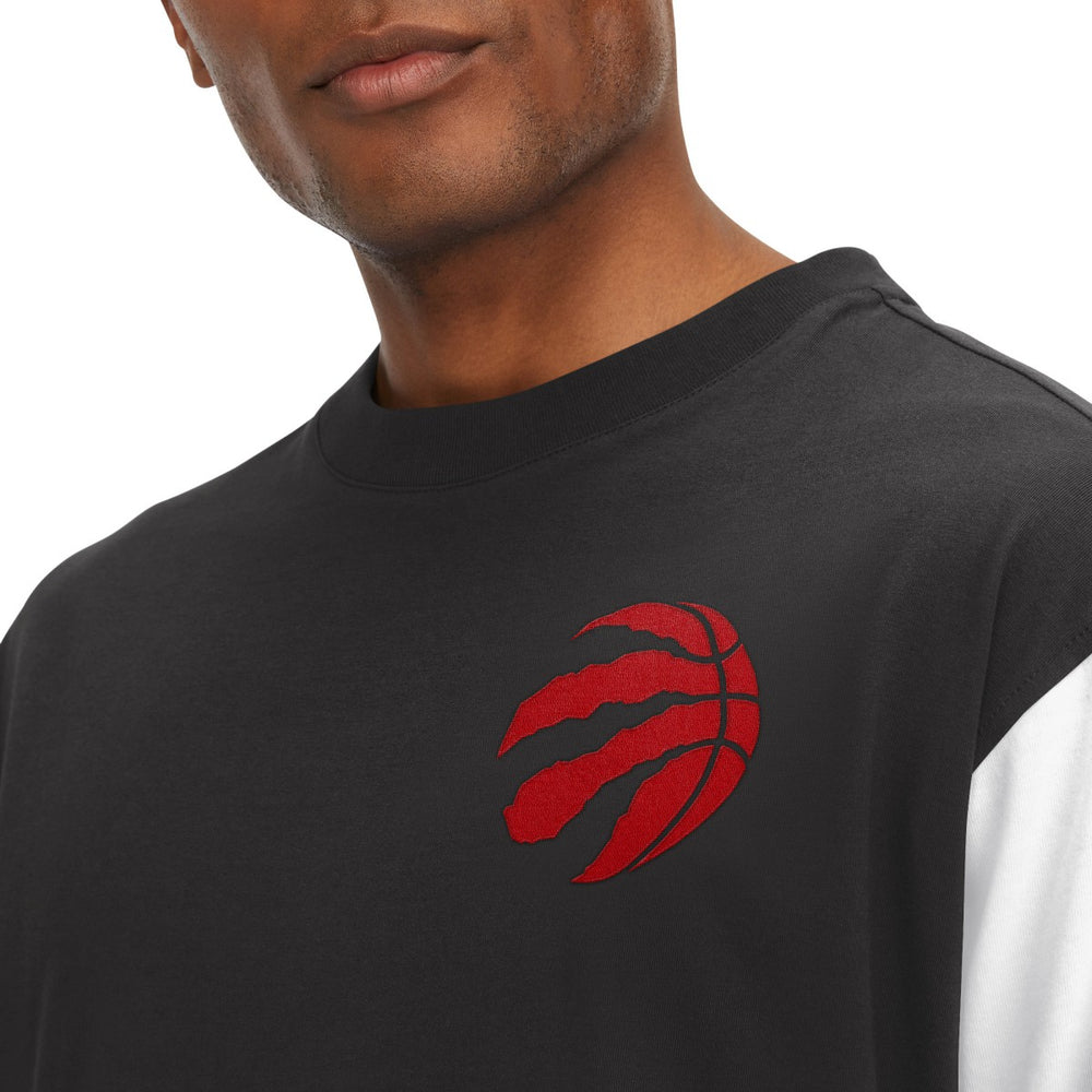 NBA - Toronto Raptors Tommy Jeans Richie Color Block Long Sleeve T-Shirt - Black