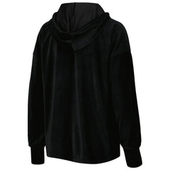 NBA - Chicago Bulls Touch Women's End Line Velour Pullover Hoodie - Black