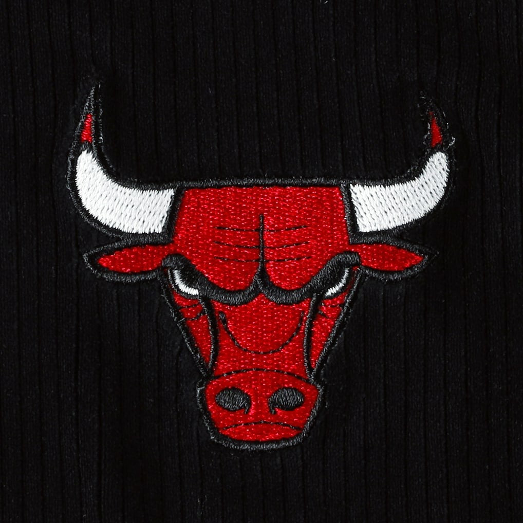 NBA - Chicago Bulls Touch Women's End Line Velour Pullover Hoodie - Black