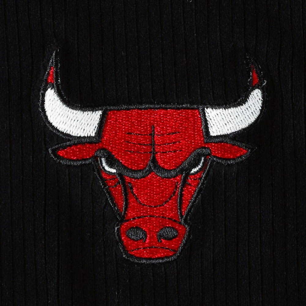 NBA - Chicago Bulls Touch Women's End Line Velour Pullover Hoodie - Black