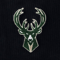 NBA - Milwaukee Bucks Touch Women's End Line Velour Pullover Hoodie - Black
