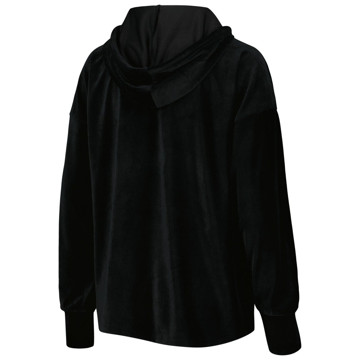 NBA - New York Knicks Touch Women's End Line Velour Pullover Hoodie - Black