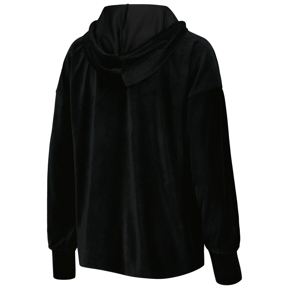 NBA - New York Knicks Touch Women's End Line Velour Pullover Hoodie - Black