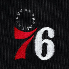 NBA - Philadelphia 76ers Touch Women's End Line Velour Pullover Hoodie - Black
