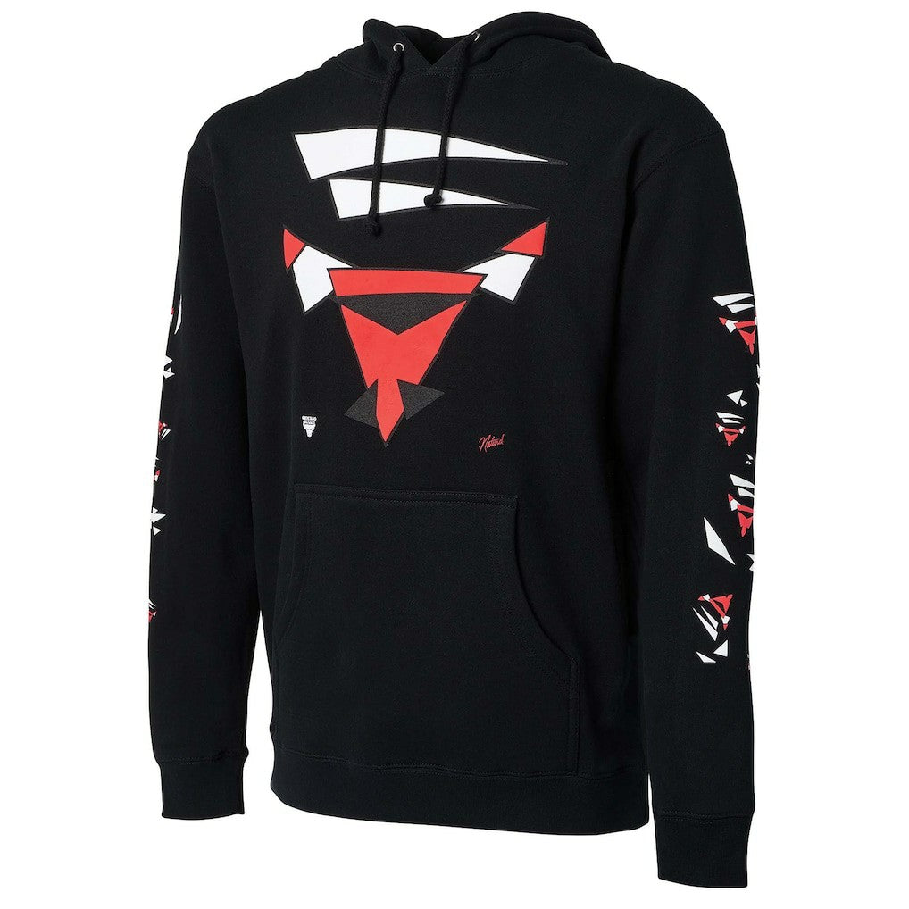 NBA - Chicago Bulls NBA x Naturel No Caller ID Pullover Hoodie - Black