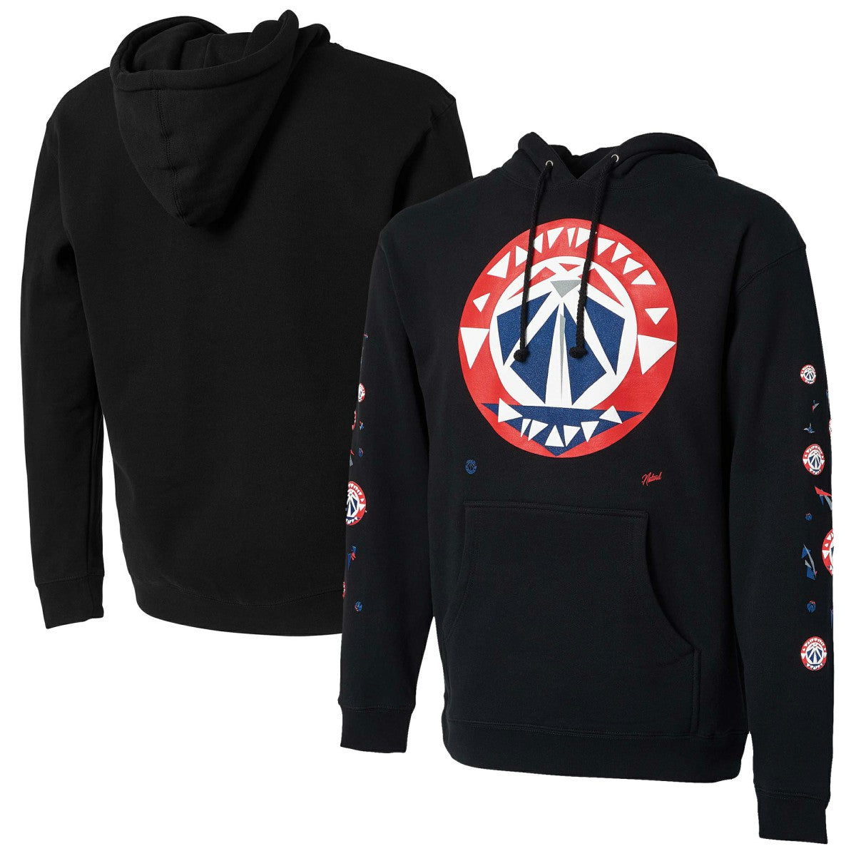 NBA - Washington Wizards NBA x Naturel No Caller ID Pullover Hoodie - Black