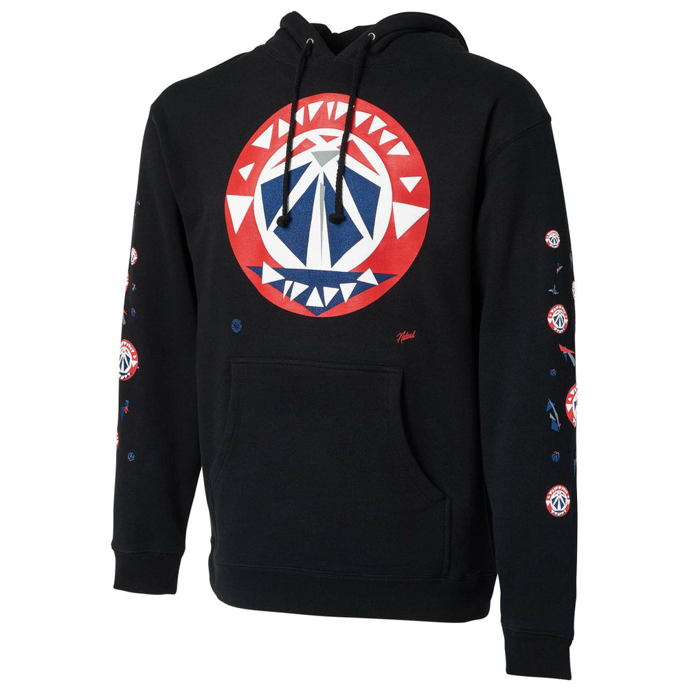 NBA - Washington Wizards NBA x Naturel No Caller ID Pullover Hoodie - Black
