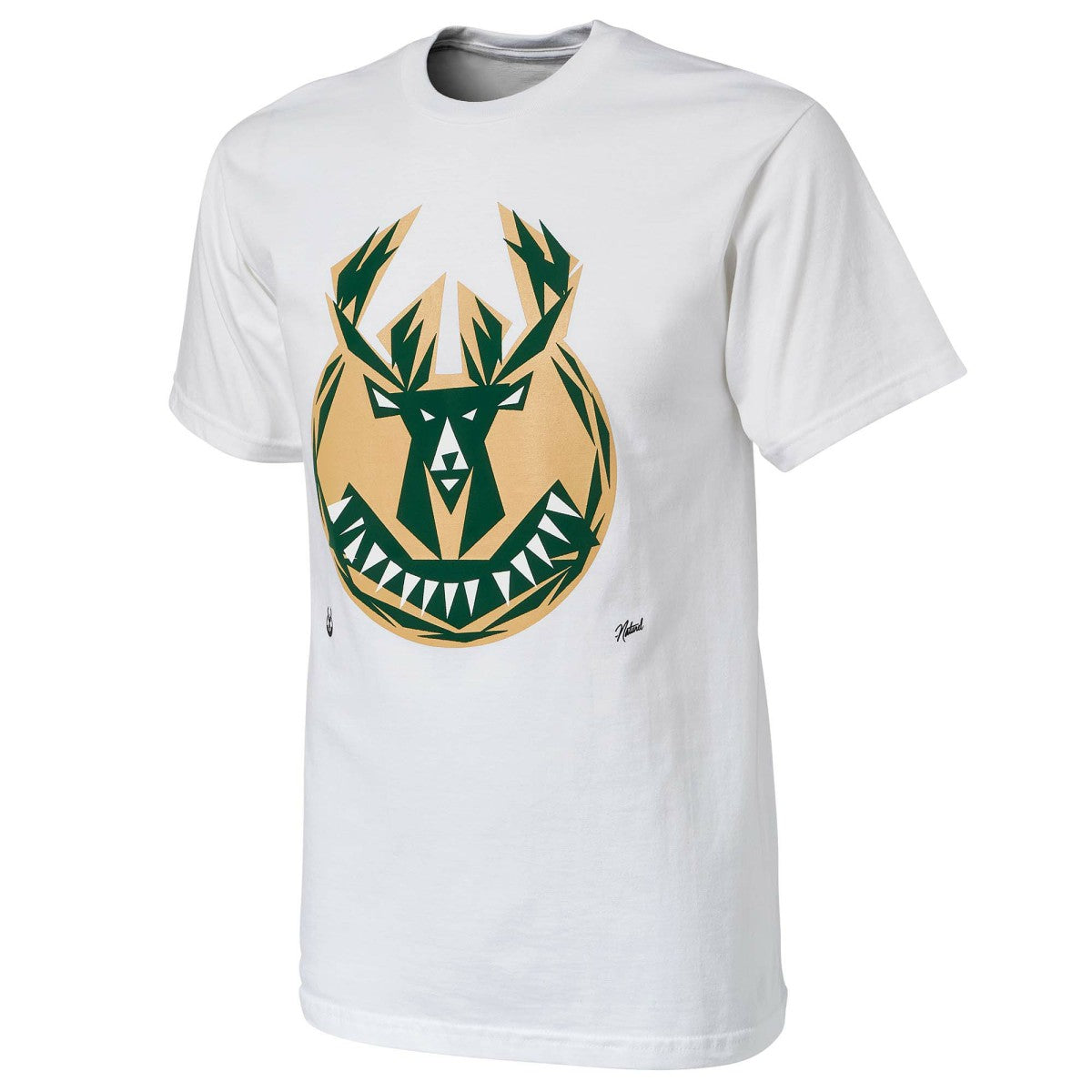 NBA - Milwaukee Bucks NBA x Naturel No Caller ID T-Shirt - White