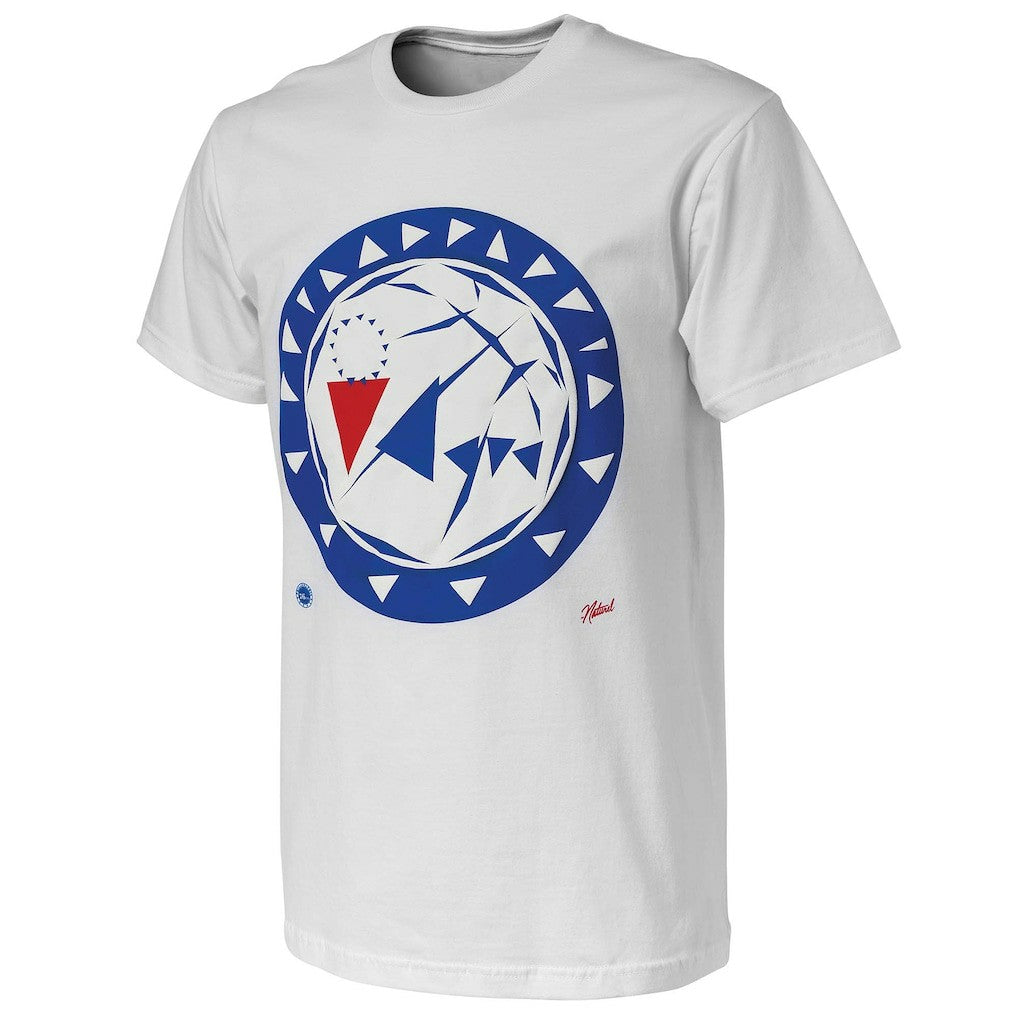 NBA - Philadelphia 76ers NBA x Naturel No Caller ID T-Shirt - White
