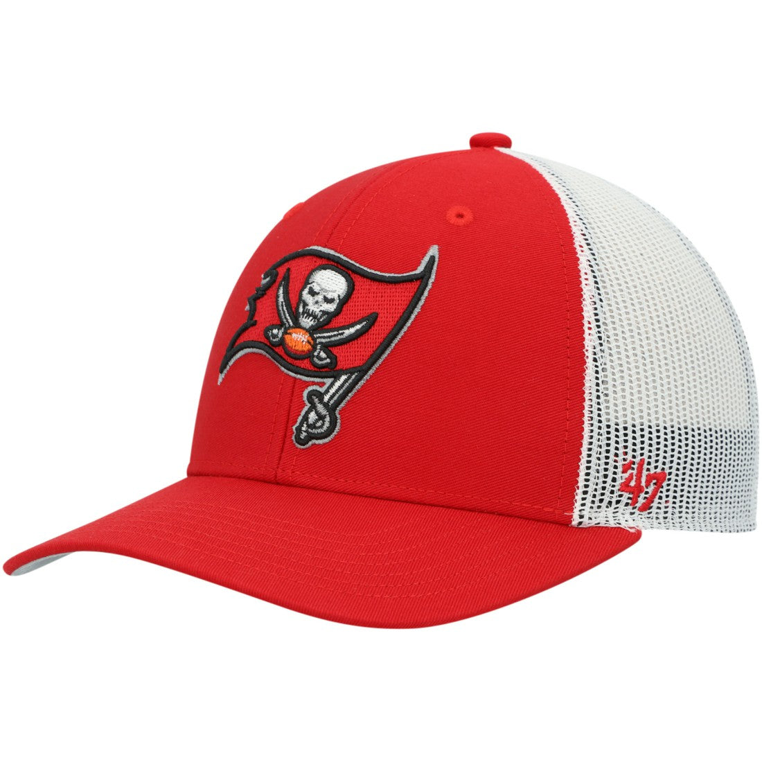 Tampa Bay Buccaneers '47 Youth Adjustable Trucker Hat Red/White - 47 brand