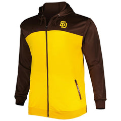 San Diego Padres Big & Tall Yoke Full-Zip Hoodie Lifestyle