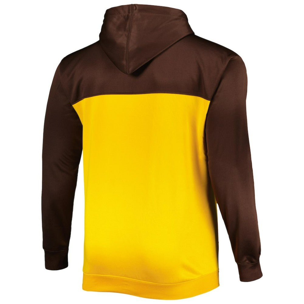San Diego Padres Big & Tall Yoke Full-Zip Hoodie Lifestyle