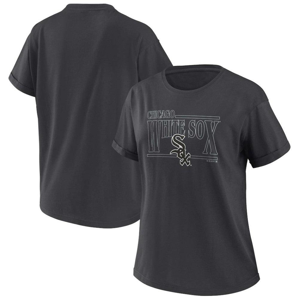 Chicago White Sox WEAR by Erin Andrews Women's Oversized Boyfriend T-Shirt Online
