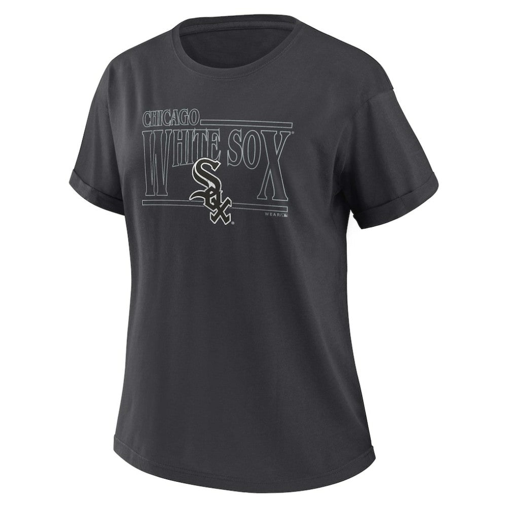 Chicago White Sox WEAR by Erin Andrews Women's Oversized Boyfriend T-Shirt Online