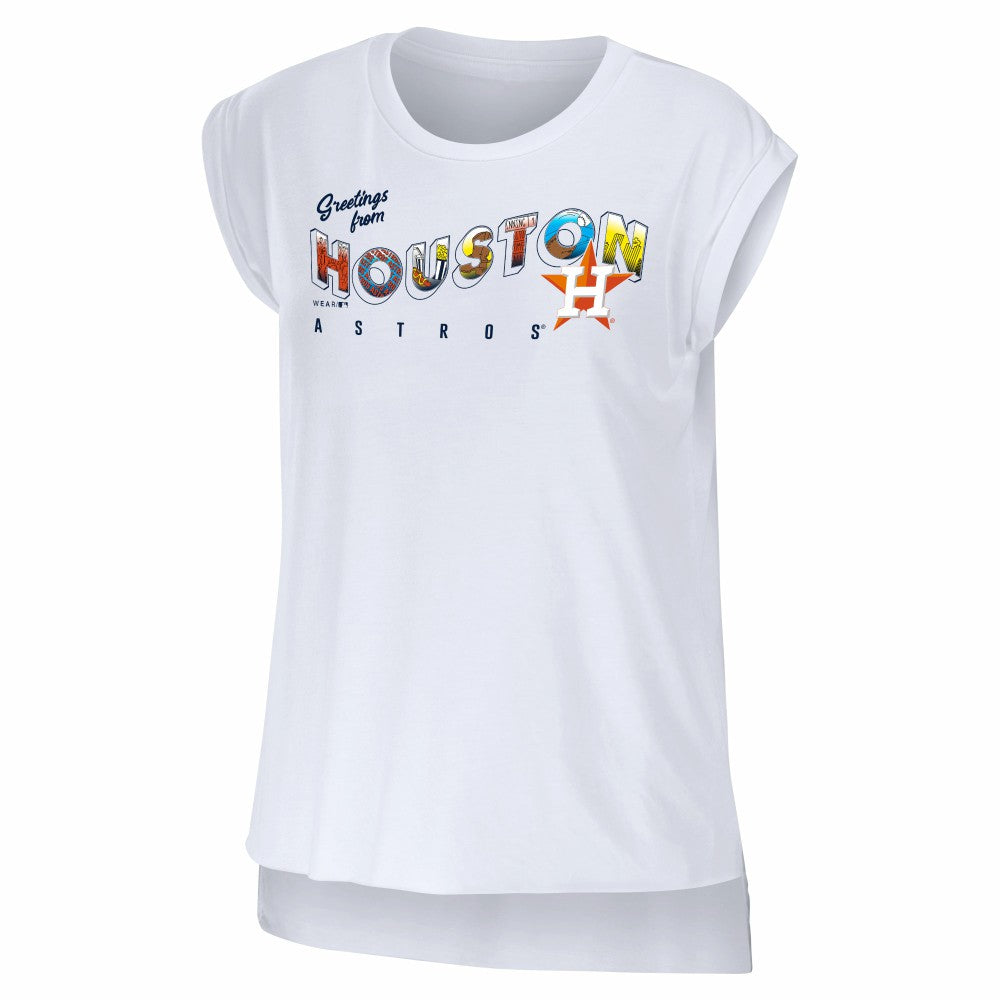 Houston Astros WEAR by Erin Andrews Women's Greetings From T-Shirt Lifestyle