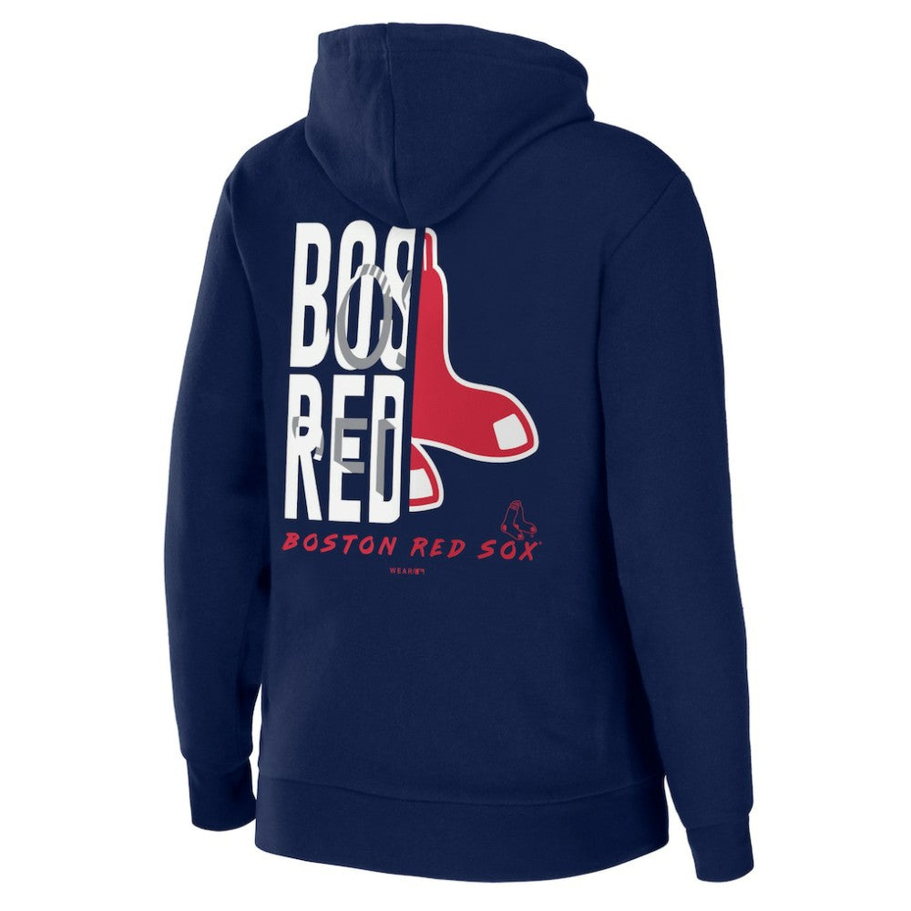 Boston Red Sox WEAR by Erin Andrews Women's Sponge Fleece Full-Zip Hoodie Sale