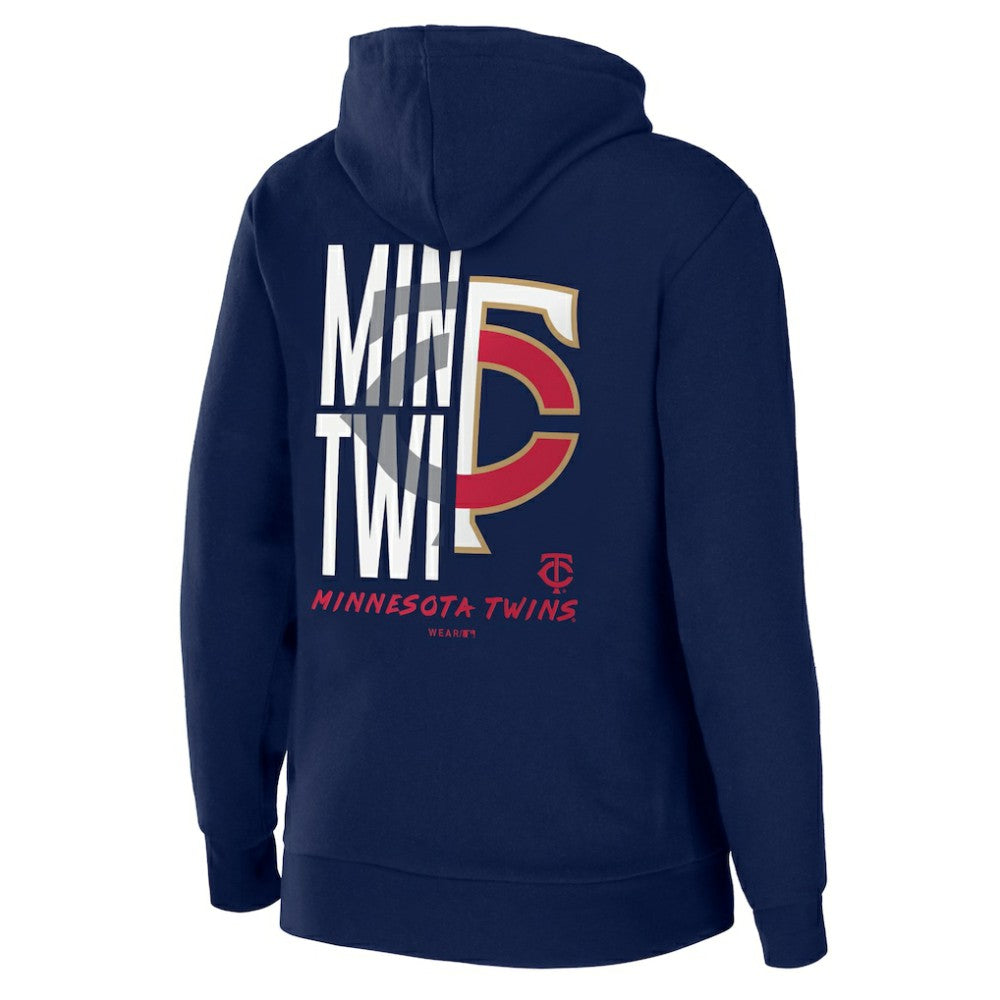 Minnesota Twins WEAR by Erin Andrews Women's Sponge Fleece Full-Zip Hoodie On Sale